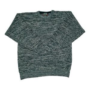 Vtg McGregor Sweater‎ Men's Medium Green/white Acryclic Knit Pullover Crewneck